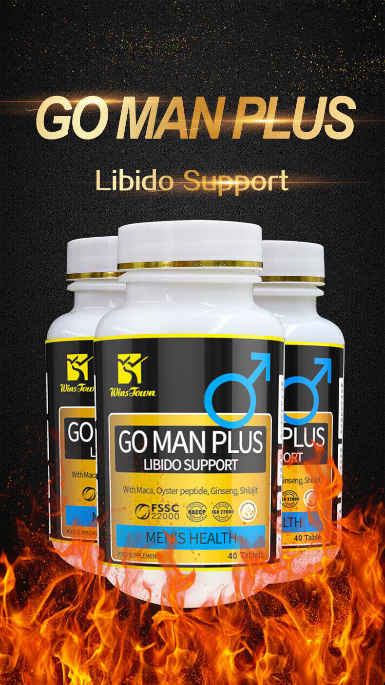 Go Man Plus Libido Support Energy Tablet with MACA tablet 60 Tablets