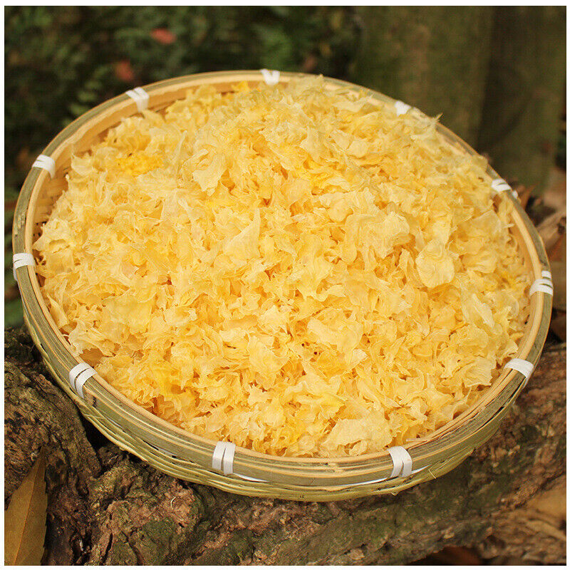 HelloYoung Snow Fungus White Fungus Gutian Serpihan Kulat Putih Crushed Sue Bai Mu Er 250g
