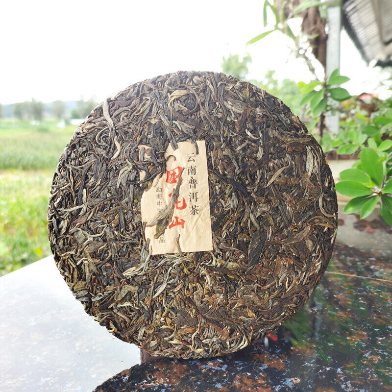 HelloYoung Organic Pu'er Spring Tea Zhonghongying KunLu Mountain Tea Ancient Tree Tea 357g