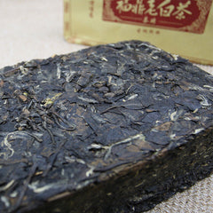 HelloYoung White Tea Brick Lao Shou Mei White Tea Cake Premuim Chinese Fuding 1000g