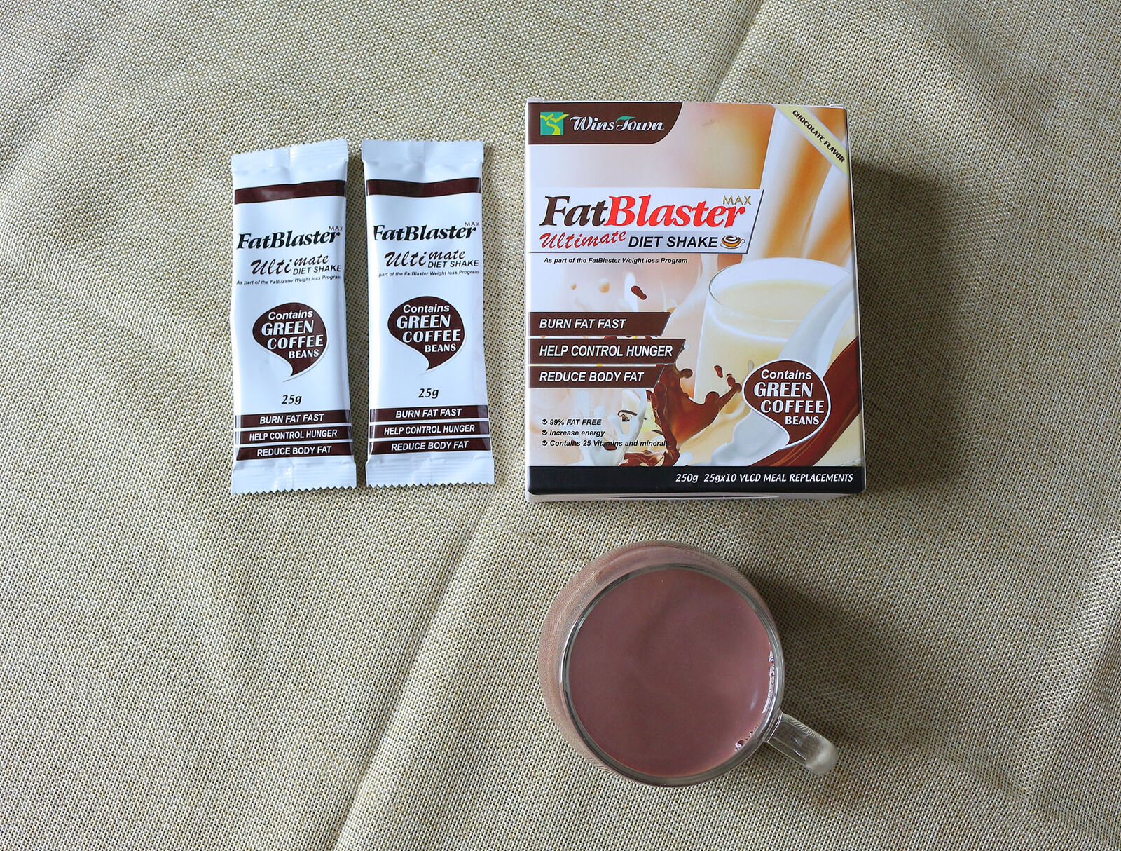 Fat Blaster Weight Loss Control Food Supplement Meal Replacement Powder Coffee