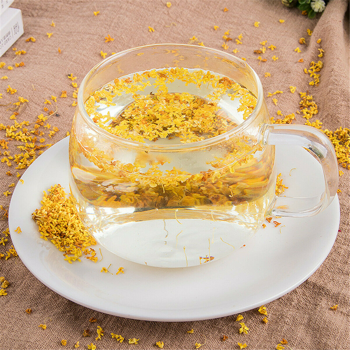 HelloYoung Sweet Osmanthus Flower Tea Herbal Tea Flower Green Tea Flos Osmanthus Fragrantis