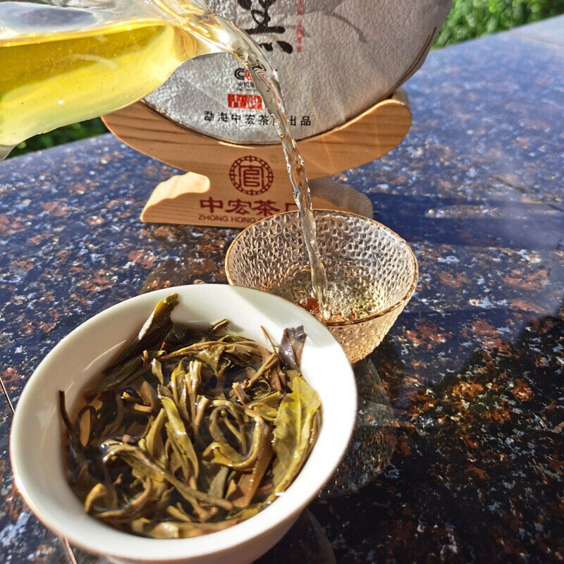HelloYoung 357g Ancient Tree Pu'er Tea High Quality Cha Tea Zhonghong Yin Ma Hei