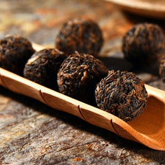 HelloYoung Cooked Tea Black Puerh Tea Premium Puer Tuo Cha Dragon Ball Mini Oyster Yunnan
