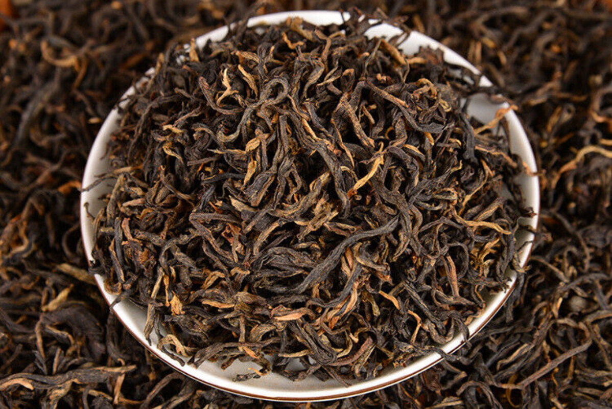 HelloYoung 500g Yunnan Fengqing Black Tea Two Leaves Mao Feng Dian Hong Kung Fu Black Tea