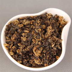 HelloYoung Crested Early Spring Honey Rhyme Gold Screw China Kunming Dianhong Tea Black Tea