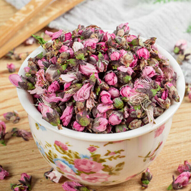 HelloYoung Ecology Tea Chinese Dried Peach Flower Tea Bulk Peach Blossom Fresh Health Care