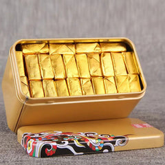 Mini Tuocha Original High Fragrance Aged Pu'er Ripe Tea Small Gold Brick 500g