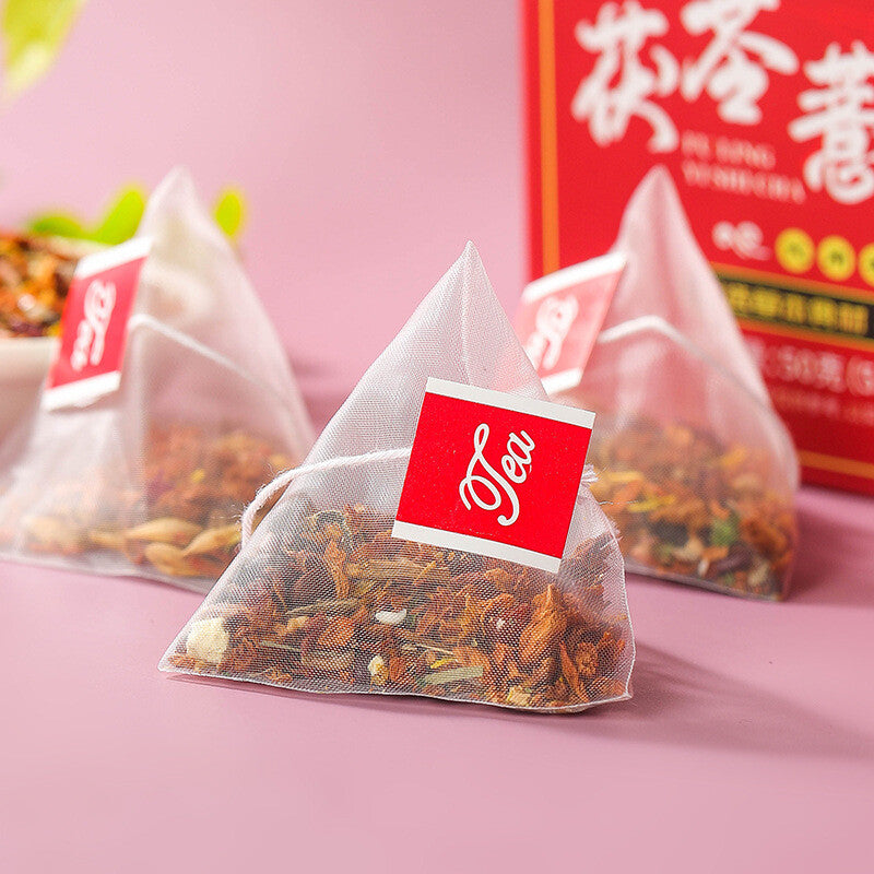 Poria Job's Tears Tea Triangle Bag Cassia Seed Orange Peel Job's Tears Tea