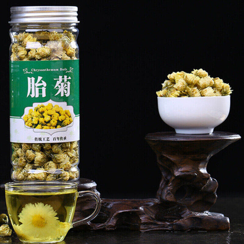 HelloYoung Canned Organic Fetus Chrysanthemum Tea Chinese Natural Top Flower Herbal Tea 35g