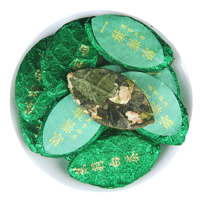 HelloYoung Jasmine white tea cake leaf tea jasmine white tea peony flower fragrance 17.6oz
