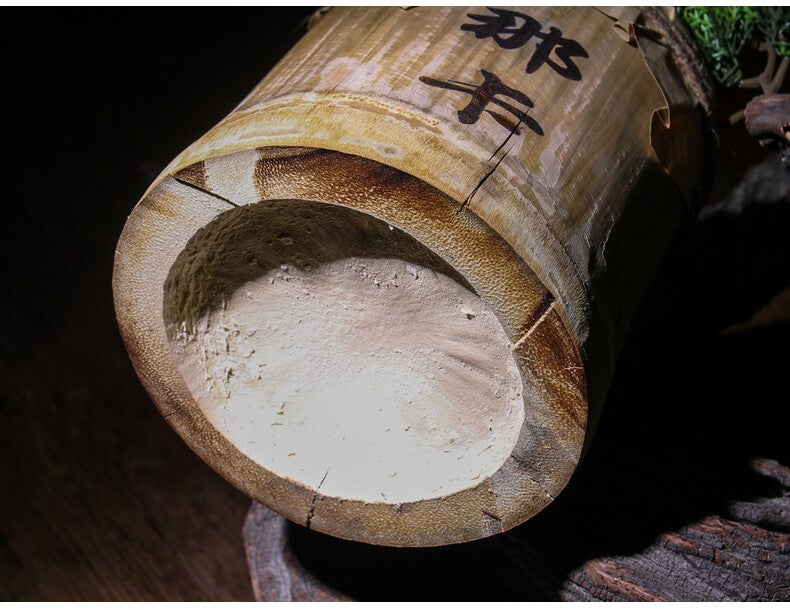 Menghu Song Da Shu Tea Puerh Tea Bamboo Tea Naka Puerh Tea Pillar 600g