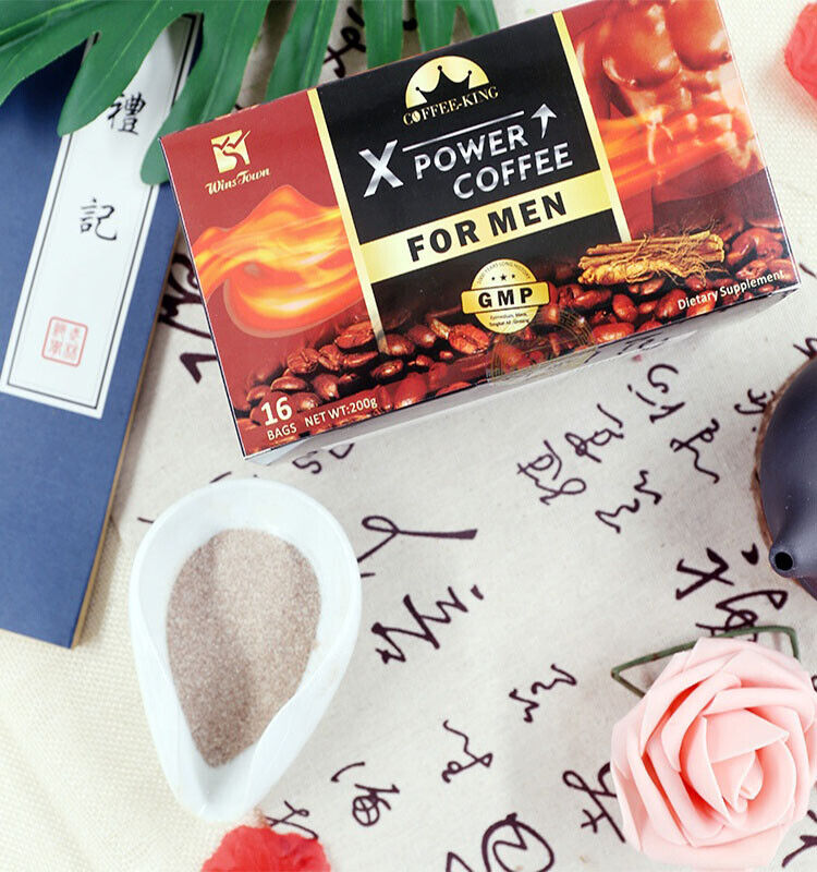 Man X Power Coffee Maca Enlargement Instant Natural Herba Power Coffee 10g*20bag