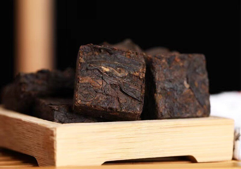 500g Yunnan Small Square Brick Pu'er Tea Banzhang Brick Tea Aged Pu'er