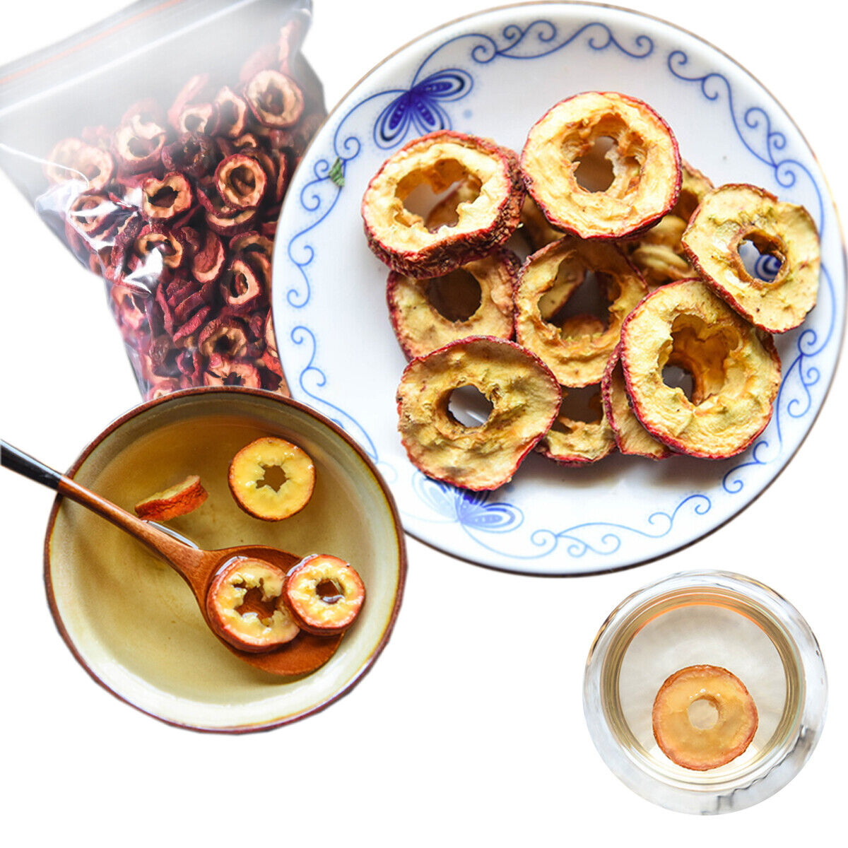 Chinese Special Fruit Tea Hawthorn Slices Tea  Work Up An Appetite Healthy Food