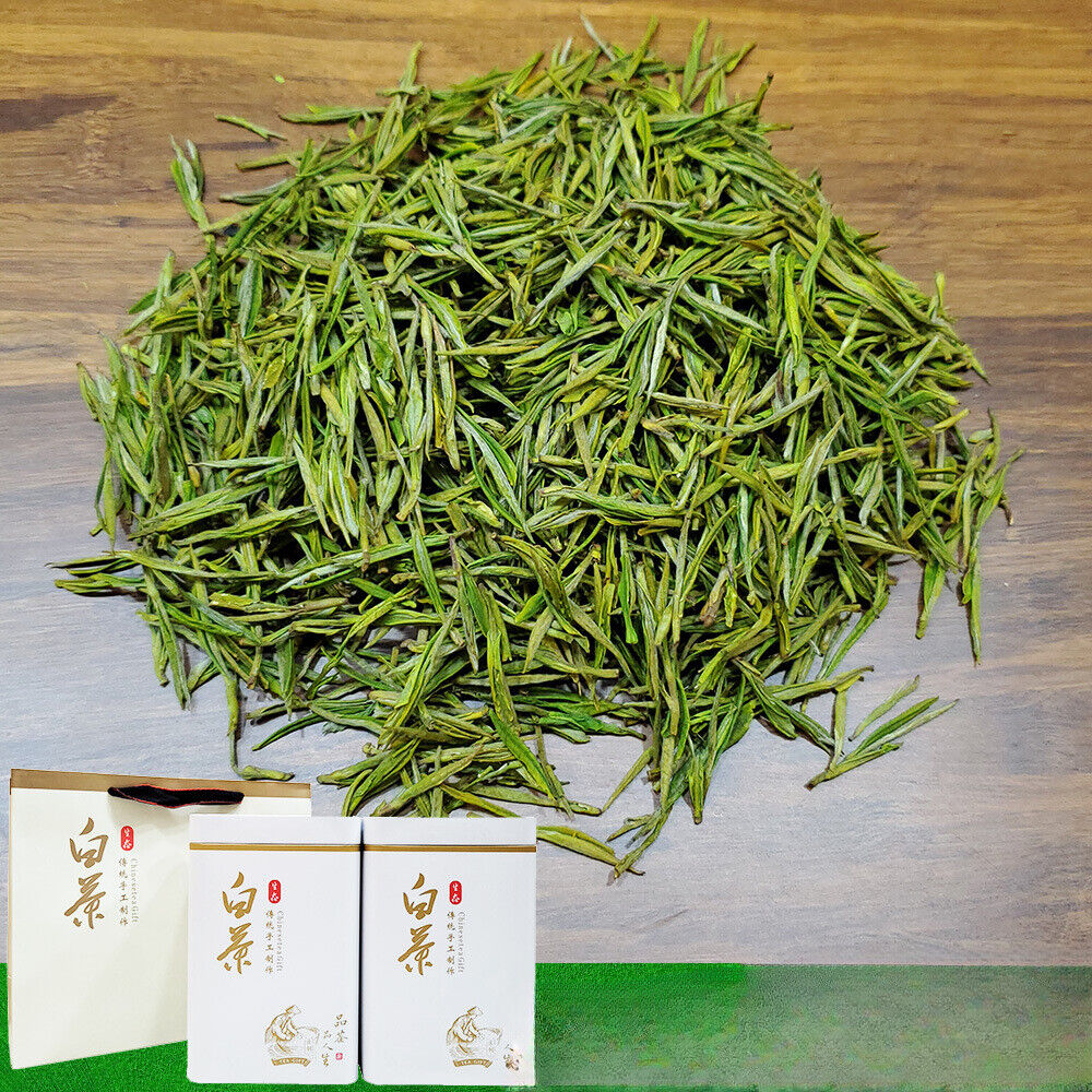 HelloYoung New Tea White Tea Green Tea Mao Feng Type White Leaf Tea Tin 500g/1.1lb
