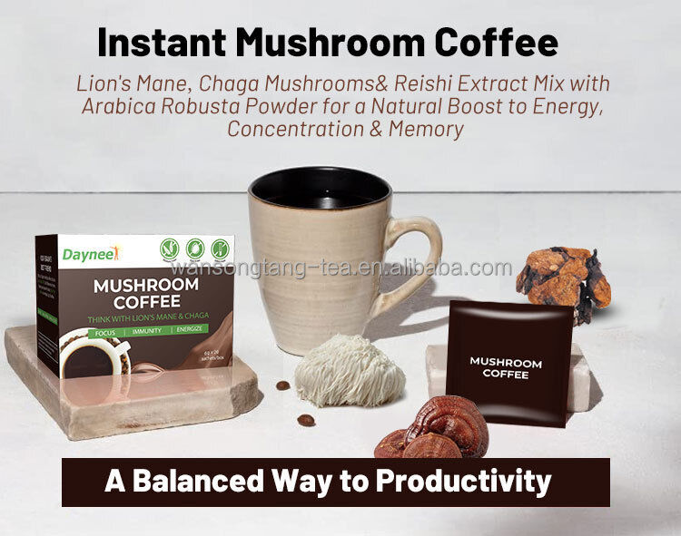Slimming Products Weight Loss Coffee Mushroom Coffee Beverages Powder