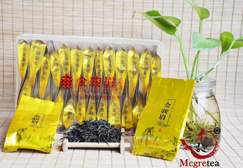 HelloYoung New Black Tea Wuyishan gold Junmei longan incense good tea jinjunmei 25bags 125g