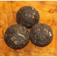 HelloYoung Pu'er Tea Mini Tuo Tea [Rose Tuo] Cooked Tea 200g In Bamboo Packed Health Care