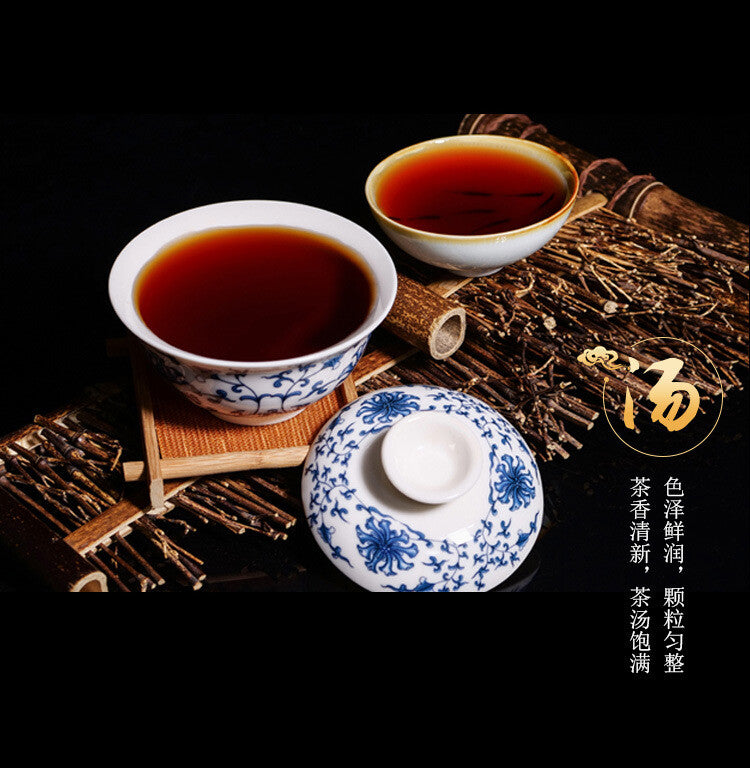 500G Pu'er Loose Tea High Quality Ripe Tea Yongming Tea Factory Aged Ripe Tea