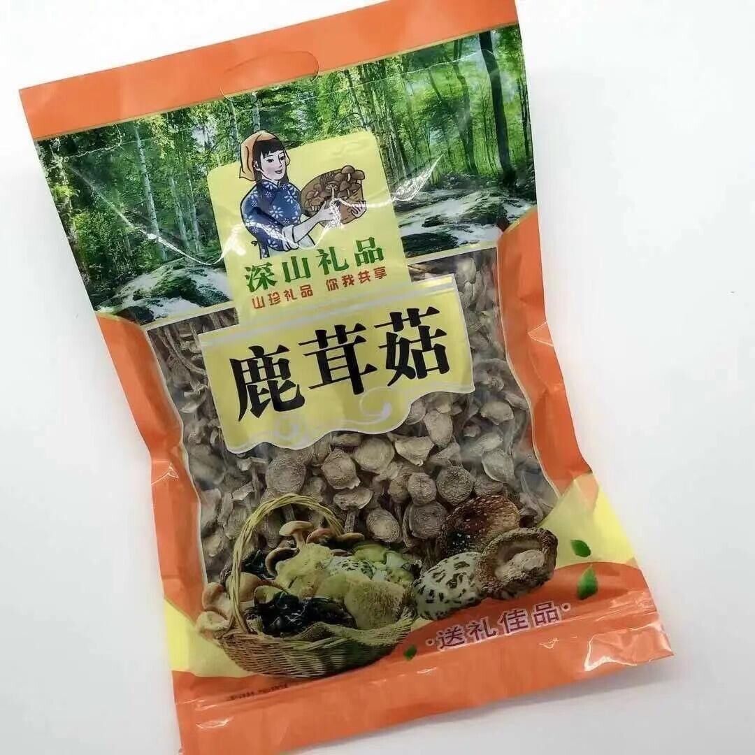 HelloYoung Premuim Dried Velvet Mushroom Antler Mushroom Deep Mountain Edible Fungi 250g