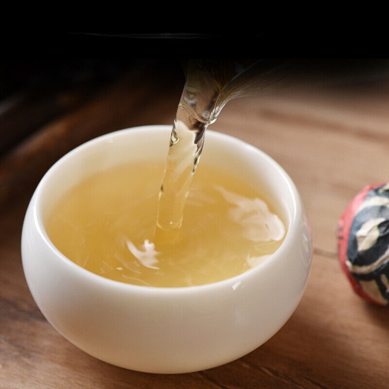 HelloYoung Canned Pu'er Green Tea Health Care Chinese Tea Dragon Ball Cha Pu-Erh Tea 250g