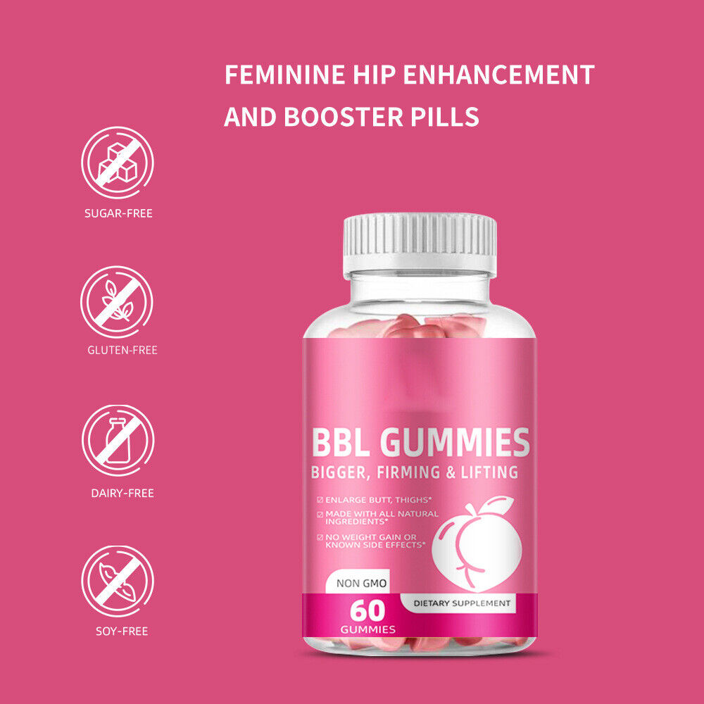 Women's Butt Lift Gummies BBL GUMMIES 60 Gummies All Natural