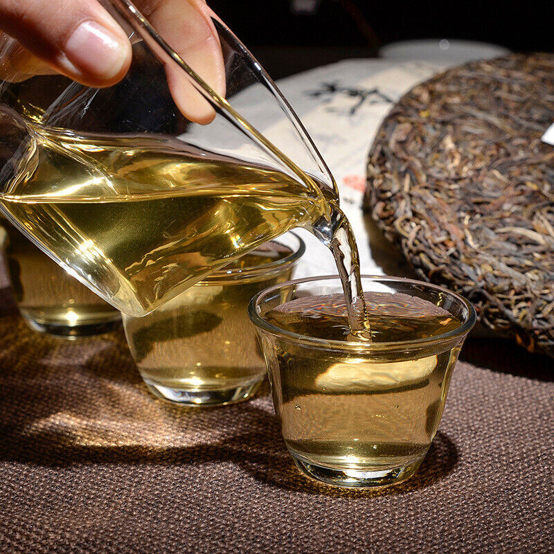 Puerh Tea Raw Tea Cake Smooth Bamboo Liang Zi Raw Tea Cake Pu'er Cake Tea 357g
