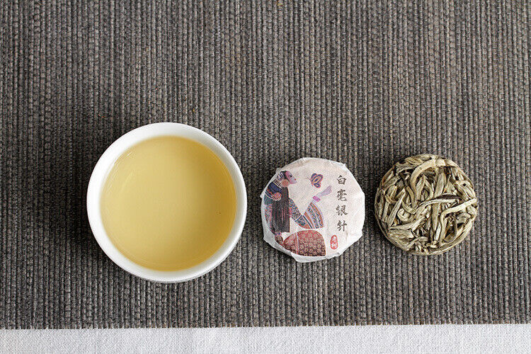 HelloYoung 500g Yunnan Pu'er Tea Pressed White Hairs Silver Needle Small Cakes Mini Tuo Tea