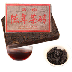 HelloYoung Old Cooked Pu-erh Tea Health Care Yunnan Ripe Pu erh Tea Brick High Quality 250g