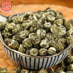 HelloYoung New Jasmine Tea Canned Natuiral Organic Jasmine Drago Pearl  Longzhu 125g