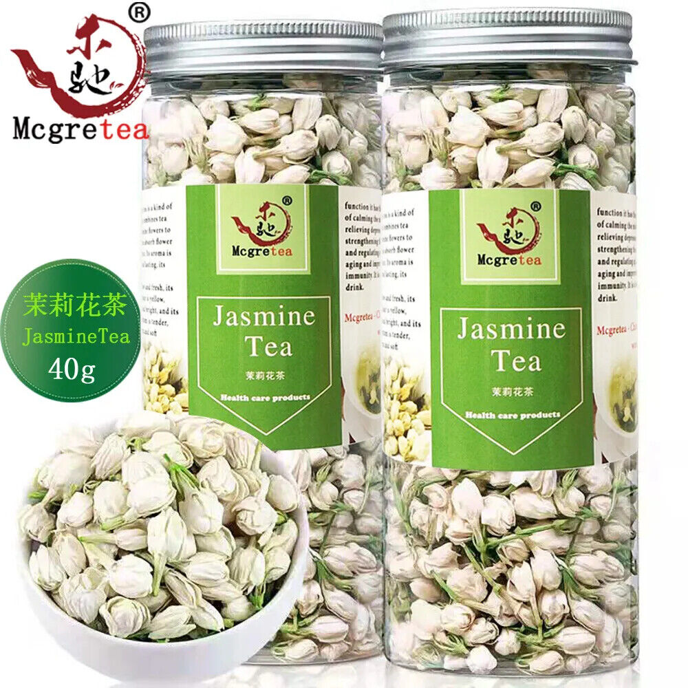 HelloYoung New Super Jasmine Tea Strong Flavor Jasmine Dried Tea  Tea MoLi Hua 40g