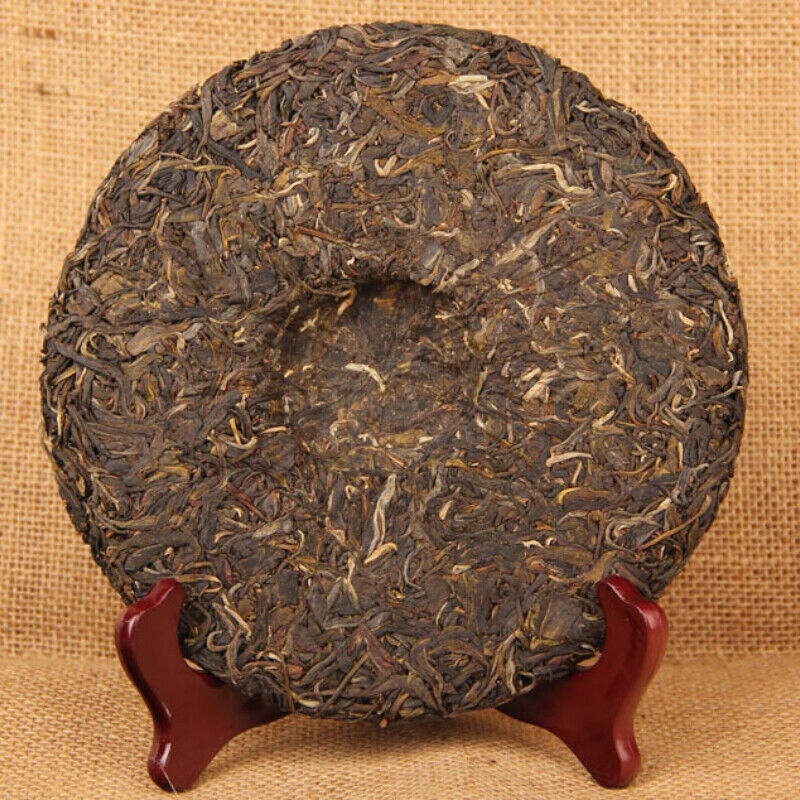 HelloYoung Yunnan Qizi Pu-erh Health Care Green Tea Top-Grade Pu'er Cha Tea Cake 357g