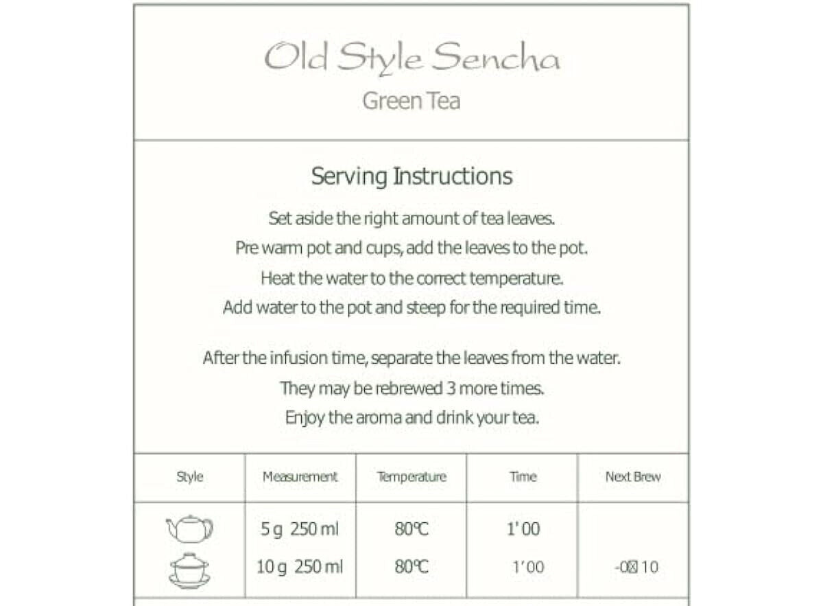 Sencha Organic Green Tea Japan - Artisan Farm - Sen Ca - 50g