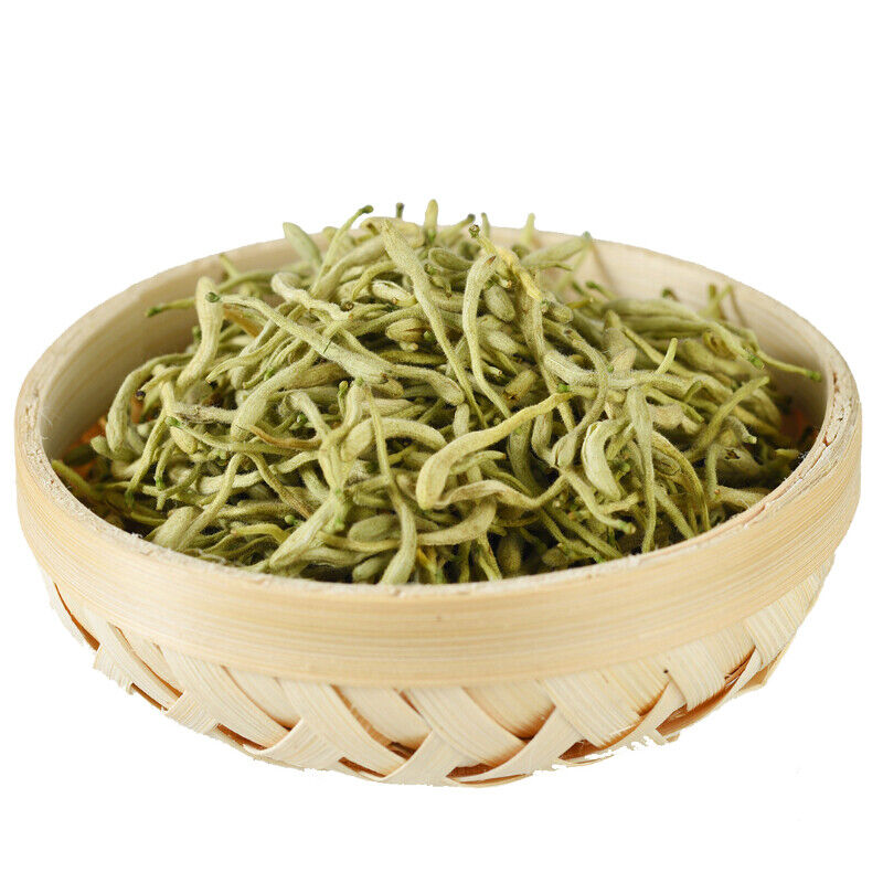 HelloYoung Organic Honeysuckle - Loose Buds Tea Natural Jin Yin Hua Ecology Loose Leaf Tea