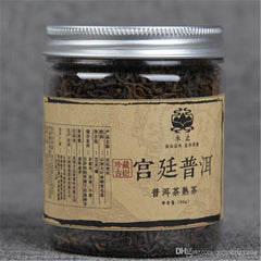 HelloYoung Small Canned Puer Ripe Tea Organic Black Tea Healthy Drink Yunnan Pu Erh Tea 80g