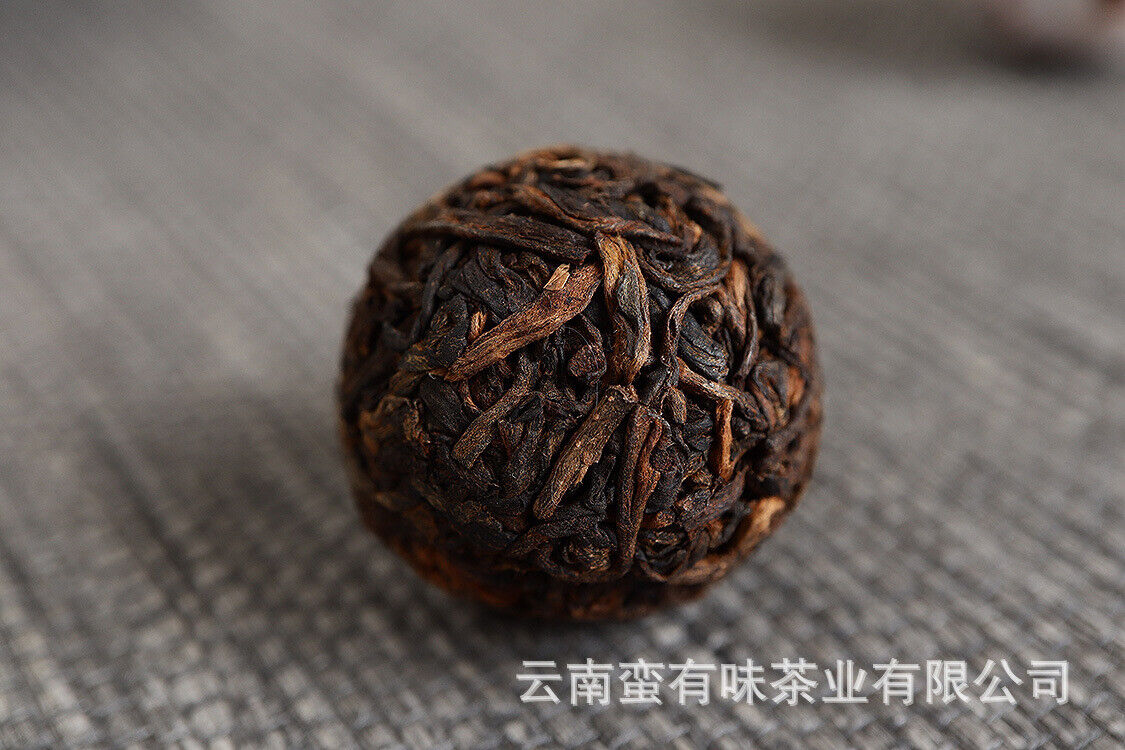 Yunnan Pu'er Tea Icelandic Ripe Dragon Pearl 8g Ripe Tea Thin Slices 500g