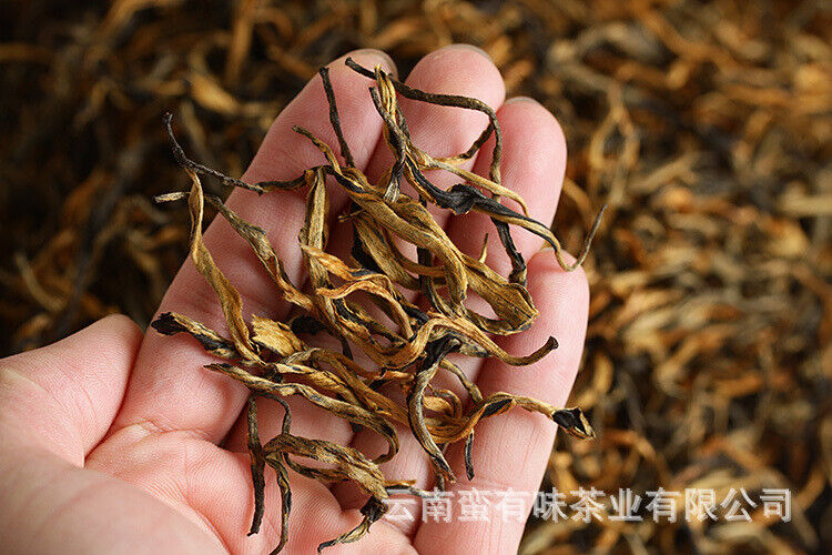 HelloYoung 500g Yunnan Fengqing glutinous Yunnan black tea KungFu black tea One bud MaoFeng