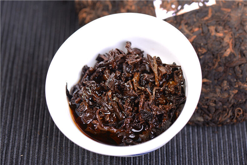 357g云南普洱茶熟茶 饼茶 Ripe Tea 357g Yunnan Pu'er Tea Cake Tea