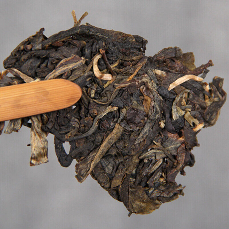 HelloYoung Puerh Green Tea Pu-Erh Tea Pressing Process Cha Pu'er Tea Cake Craft Tea 357g