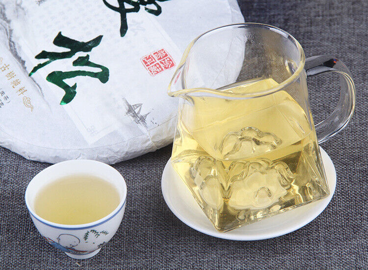 HelloYoung 357g Raw Tea Cake Yunnan Pu'er Tea 曼松 357克生茶饼茶云南普洱茶曼松王子山收藏级古树