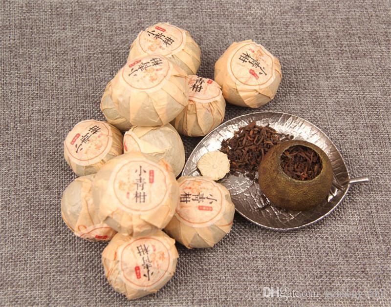 HelloYoung Small Green Mandarin Black Tea Healthy Drink Organic Tea Yunnan Pu Erh Tea 100g