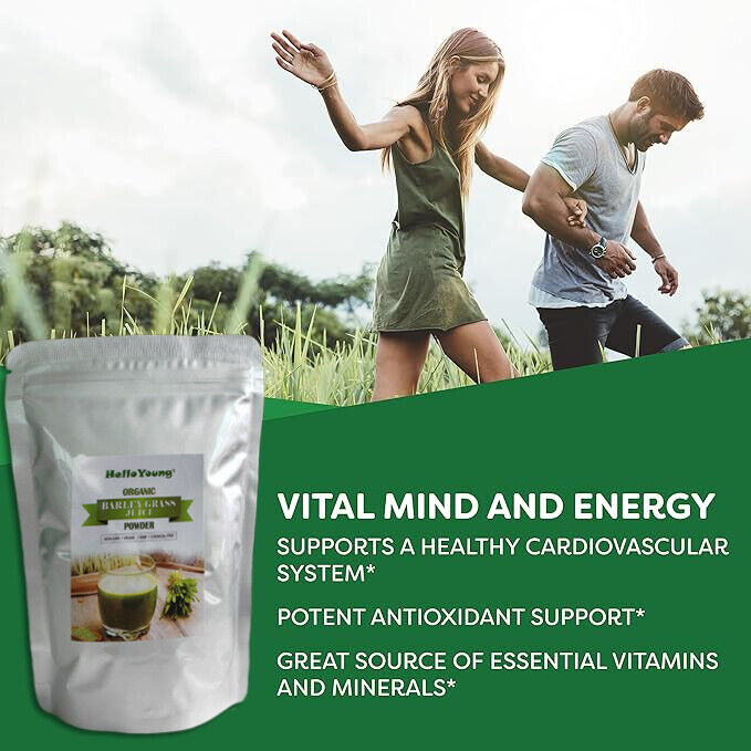 Organic Barley Grass Original Powder Juice Drink 250g 100% Natural Superfood