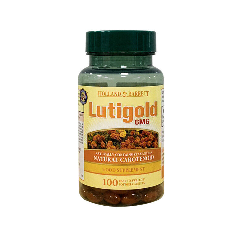 HB Holland Barrett Adult Lutein Capsules 100 Capsules 6mg