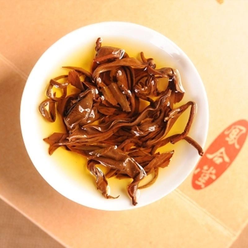 HelloYoung500g Red Biluo Black Tea In Bulk Yunnan Fengqing Dianhong Cooked Tea Fresh Tea 茶