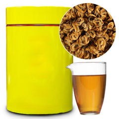 HelloYoung 250g/can Fengqing Dian Hong Huang Jin Luo Golden Dianhong Top Yunnan Black Tea