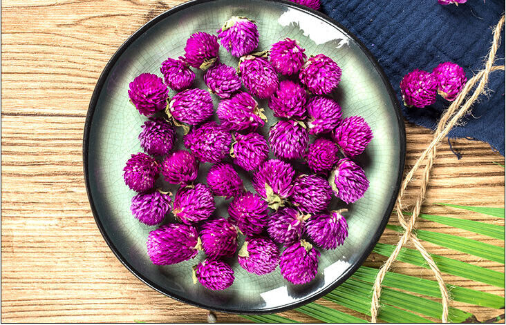 HelloYoung Flos Gomphrena Globosa Flower Tea Traditional Preserved Flower Tea