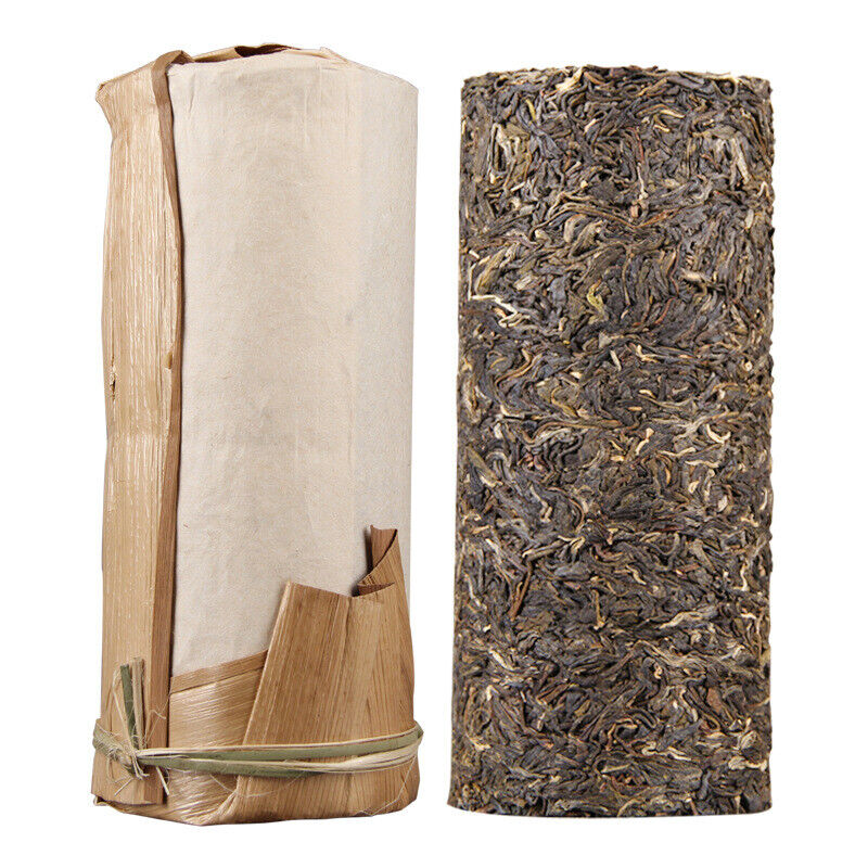 HelloYoung Healthy Drink Green Tea Menghai Pu'er Cha Tea Pillar Shape Pu-erh Gift Tea1000g