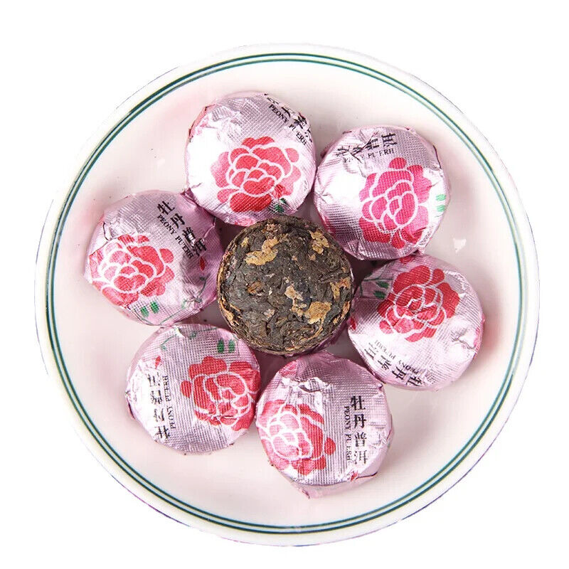 Yunnan Flower Tea Peony Flavor Shu Puer Mini Tuo Cha Fermented Pu Er Tea 500G