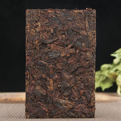 HelloYoung Ripe Tea Health  Jujube Fragrant Brick Big Leaf Old Pu'er Tea 250g